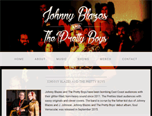 Tablet Screenshot of johnnyblazes.com